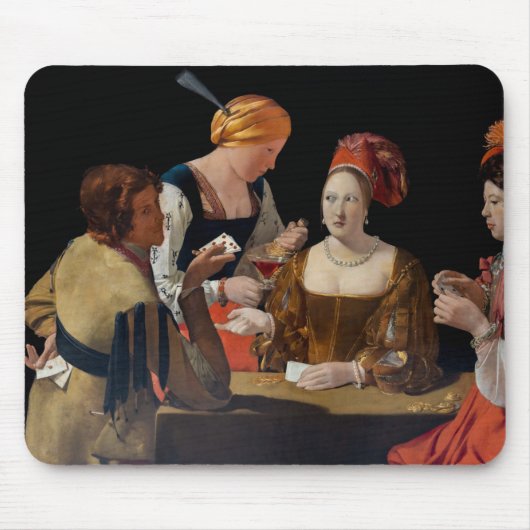 Georges de la Tour - Cheat with Ace of Diamonds Mousepad (Vorne)