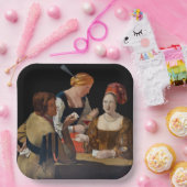 Georges de la Tour - Cheat with Ace of Diamonds Pappteller (Party)