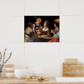 Georges de la Tour - Cheat with Ace of Diamonds Poster (Küche)