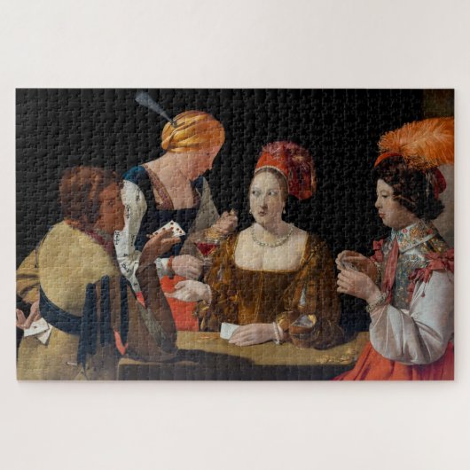 Georges de la Tour - Cheat with Ace of Diamonds Puzzle (Horizontal)