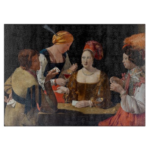 Georges de la Tour - Cheat with Ace of Diamonds Schneidebrett (Vorderseite)