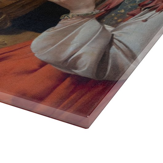 Georges de la Tour - Cheat with Ace of Diamonds Schneidebrett (Ecke)