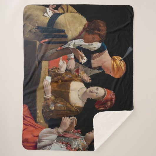 Georges de la Tour - Cheat with Ace of Diamonds Sherpadecke (Vorderseite)