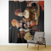 Georges de la Tour - Cheat with Ace of Diamonds Wandteppich (Beispiel)