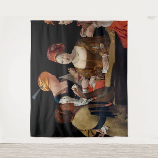 Georges de la Tour - Cheat with Ace of Diamonds Wandteppich (Vorderseite)