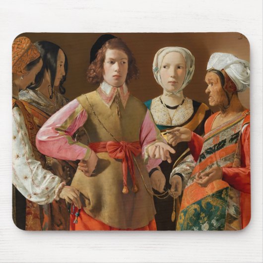 Georges de la Tour - Die Wahrsagerin Mousepad (Vorne)