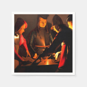 Georges de la Tour - Die Würfelspieler Serviette