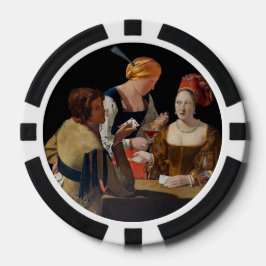 Georges de la Tour - Falschspieler mit Karo-Ass Pokerchips