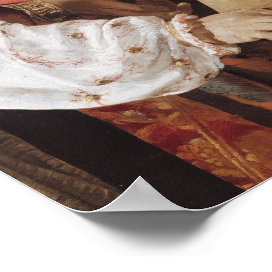 Georges de La Tour Fortune Teller Malerei Art Poster (Ecke)