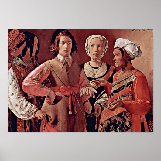 Georges de La Tour - Geißel Poster (Vorne)