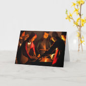 Georges de la Tour - The Dices Players Karte (Gelbe Blume)