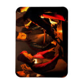 Georges de la Tour - The Dices Players Magnet (Vertikal)