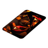 Georges de la Tour - The Dices Players Magnet (Linke Seite)