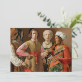 Georges de la Tour - The Fortune Teller Dankeskarte (Stehend Vorderseite)