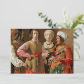 Georges de la Tour - The Fortune Teller Einladung (Stehend Vorderseite)