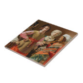 Georges de la Tour - The Fortune Teller Fliese (Seite)