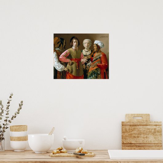 Georges de La Tour The Fortune-Teller Poster (Küche)