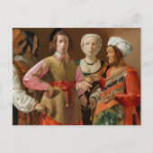 Georges de la Tour - The Fortune Teller Postkarte (Vorderseite)