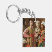 Georges de la Tour - The Fortune Teller Schlüsselanhänger (Vorderseite links)