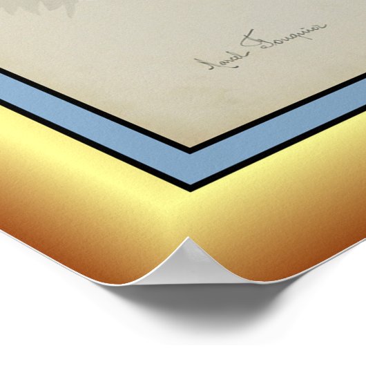 Georges Goursat ~ Paris Belle Époque ~1913 ~ Poster (Ecke)