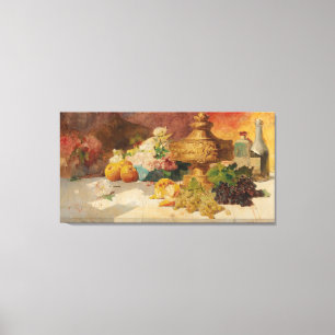 Georges Jeannin Large Still Life with Fruit Leinwanddruck