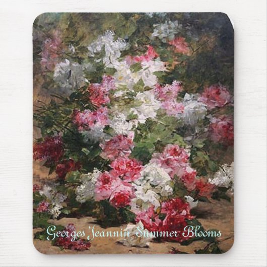 Georges Jeannin Sommerblumen Mousepad (Vorne)