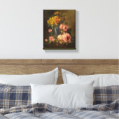Georges Jeannin Vintage Blume Still Life Leinwanddruck (Insitu (Schlafzimmer))