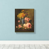 Georges Jeannin Vintage Blume Still Life Leinwanddruck (Insitu (Holzboden))