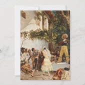 Georges Jules Victor Clairin - Die spanischen Tänz Karte (Vorderseite)