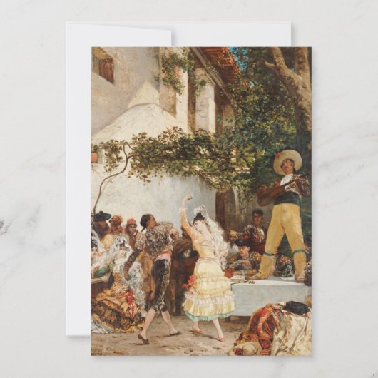 Georges Jules Victor Clairin - Die spanischen Tänz Karte (Vorderseite)
