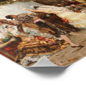 Georges Jules Victor Clairin - Die spanischen Tänz Poster (Ecke)