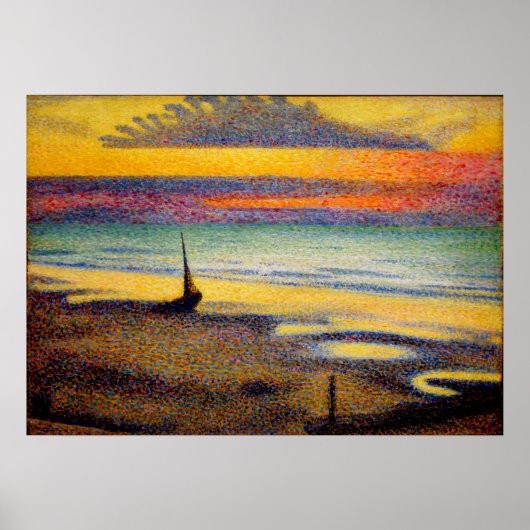 Georges Lemmen - Strand in Heist Poster (Vorne)