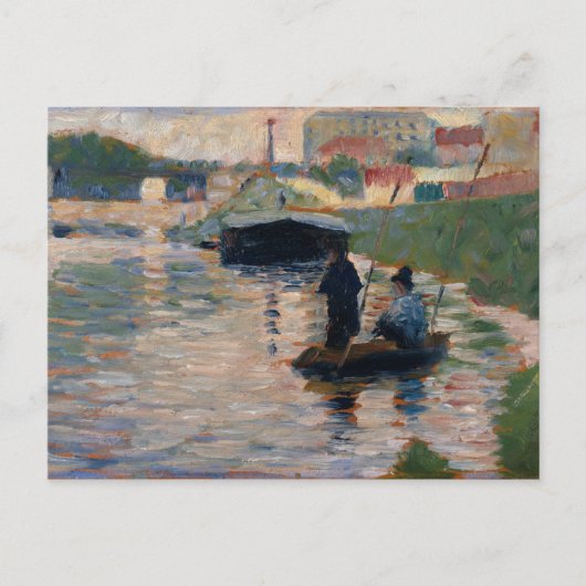 Georges Pierre Seurat | Ansicht der Seine Postkarte (Vorderseite)