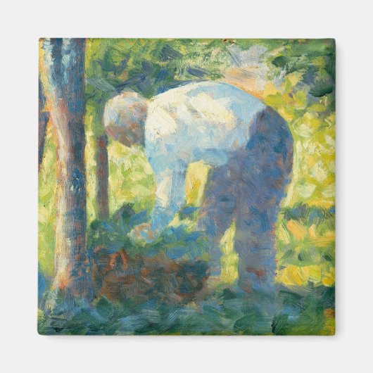 Georges Pierre Seurat | Der Gärtner Magnet (Vorne)