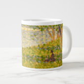 Georges Pierre Seurat| Frauen an der Ufer, Jumbo-Tasse (Vorderseite Rechts)