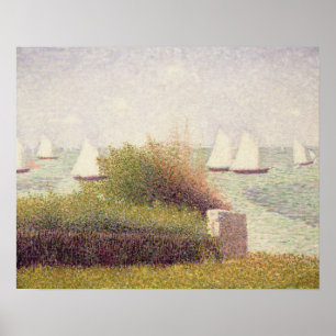 Georges Pierre Seurat La Rade de Grandcamp Poster