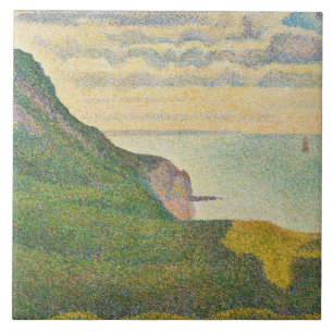 Georges Pierre Seurat  Seascape in Port-en-Bessin Fliese