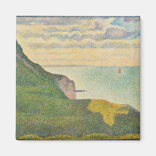 Georges Pierre Seurat | Seascape in Port-en-Bessin Magnet (Vorne)