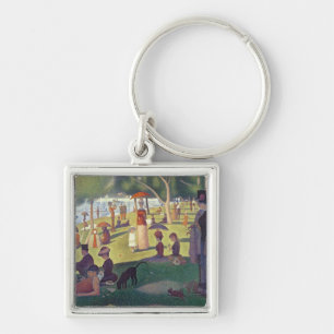 Georges Pierre Seurat Sonntag Nachmittag auf ist Schlüsselanhänger