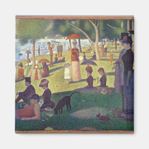 Georges Pierre Seurat Sonntagnachmittag am i Magnet