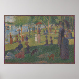 Georges Pierre Seurat Studie für einen Sonntag a Poster