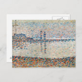 Georges Pierre Seurat | Studie für "The Channel at Postkarte (Vorne/Hinten)