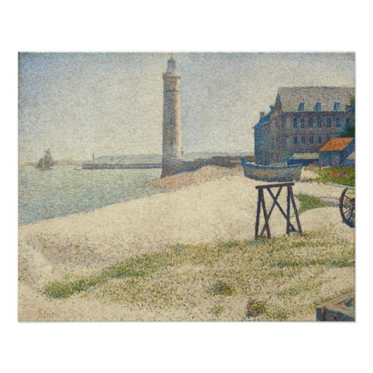 Georges Pierre Seurat The Lighthouse at Honfleur Poster (Vorderseite)