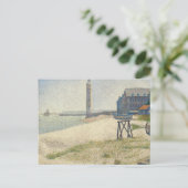 Georges Pierre Seurat The Lighthouse at Honfleur Postkarte (Stehend Vorderseite)