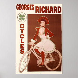 Georges Richard Cycles Vintage-Fahrradposter 1 Poster