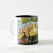 Georges Seurat Am Sonntag Nachmittag Tasse der bil (Vorderseite Links)