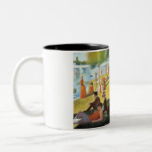 Georges Seurat Am Sonntag Nachmittag Tasse der bil (Links)