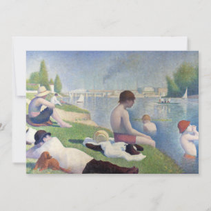 Georges Seurat — Badende bei Asnieres Dankeskarte