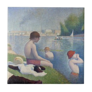 Georges Seurat - Badende bei Asnieres Fliese