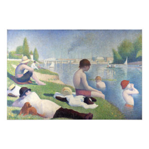 Georges Seurat - Badende bei Asnieres Fotodruck